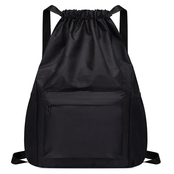 Drawstring Backpack With Waterproof Pouch