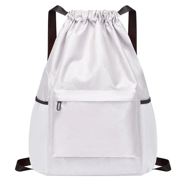 Drawstring Backpack With Waterproof Pouch