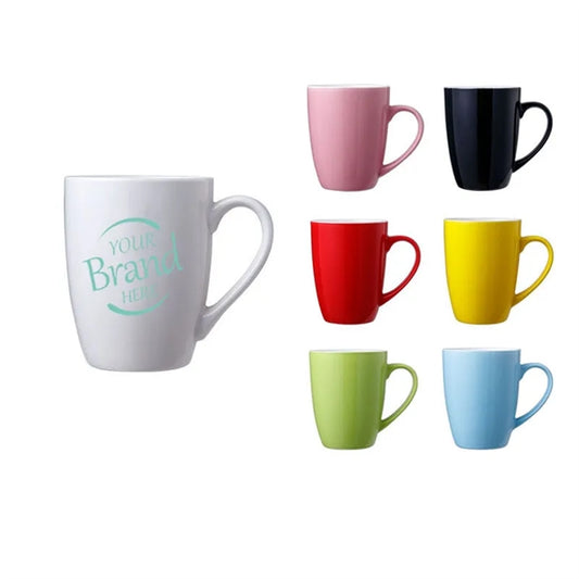12oz Glossy Ceramic Coffee Mugs