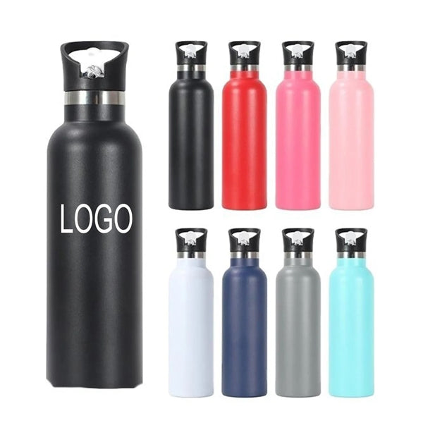 17 Oz Stainless Steel Sports Water Bottle