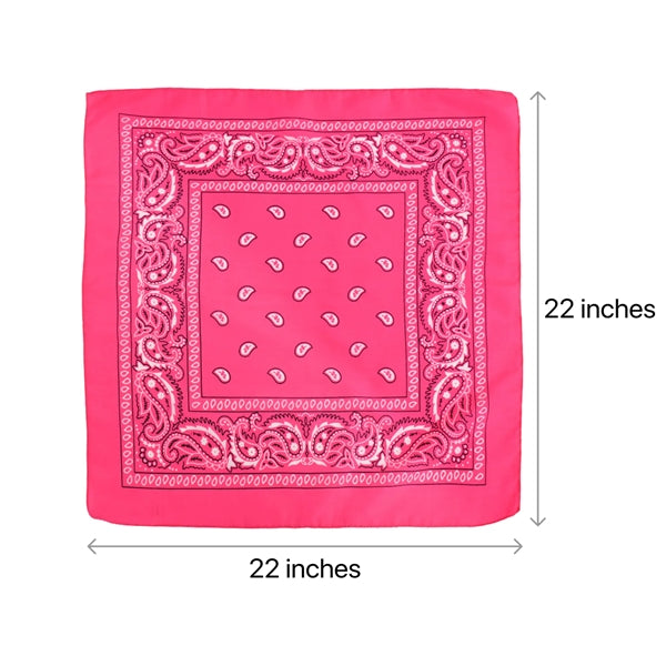 22" Full Color Cotton Bandana