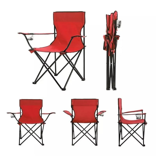 Foldable Camping Picnic Fish Beach Chair with Carrying Bag
