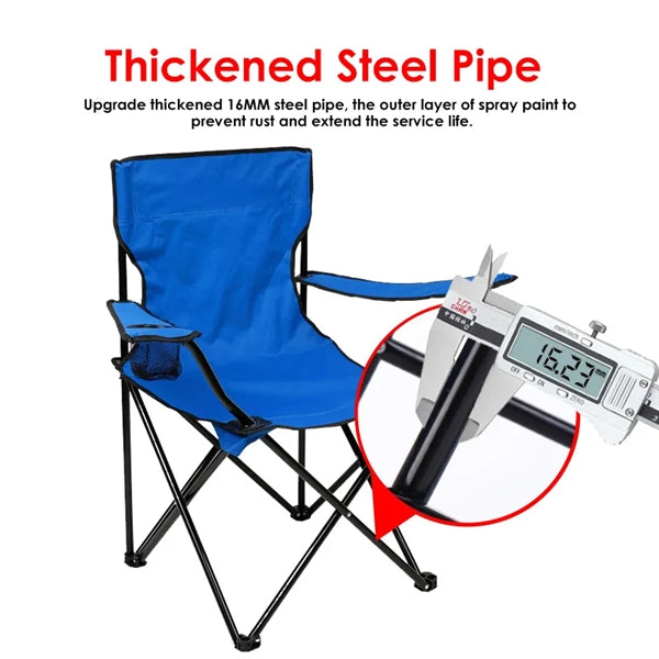 Foldable Camping Picnic Fish Beach Chair with Carrying Bag