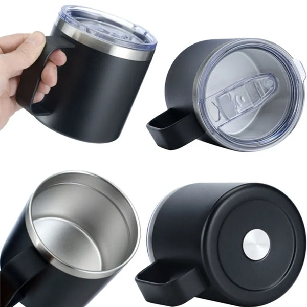 14 oz Insulated Stainless Steel Coffee Travel Mug with Lid