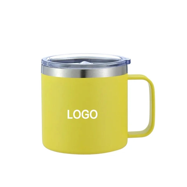 14 oz Insulated Stainless Steel Coffee Travel Mug with Lid