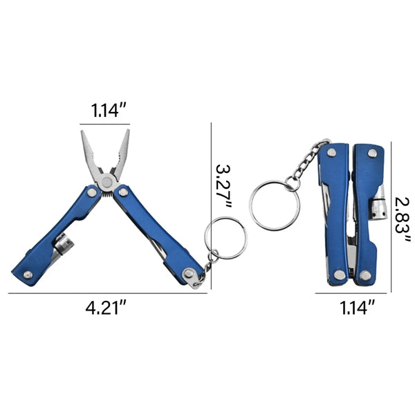 Folding Pliers Functional Pocket Multitool With Flashlight