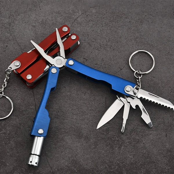 Folding Pliers Functional Pocket Multitool With Flashlight