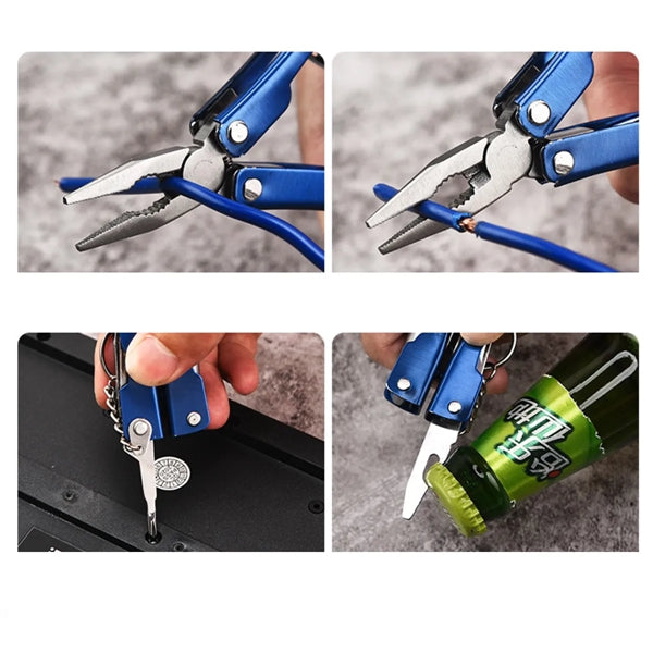 Folding Pliers Functional Pocket Multitool With Flashlight