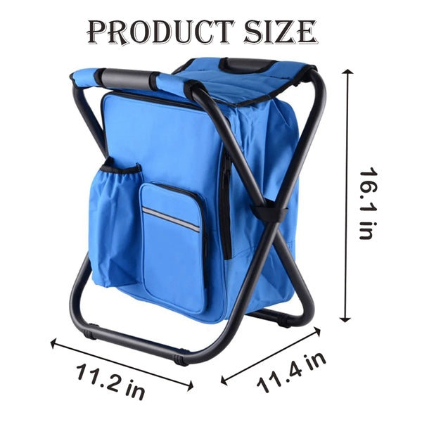 Backpack Stool Cooler Chair Heavy Duty