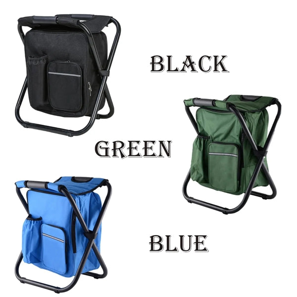Backpack Stool Cooler Chair Heavy Duty