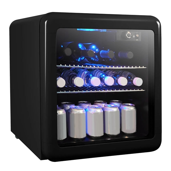 1.7 Cu. Ft. Beverage Cooler, Retro Black