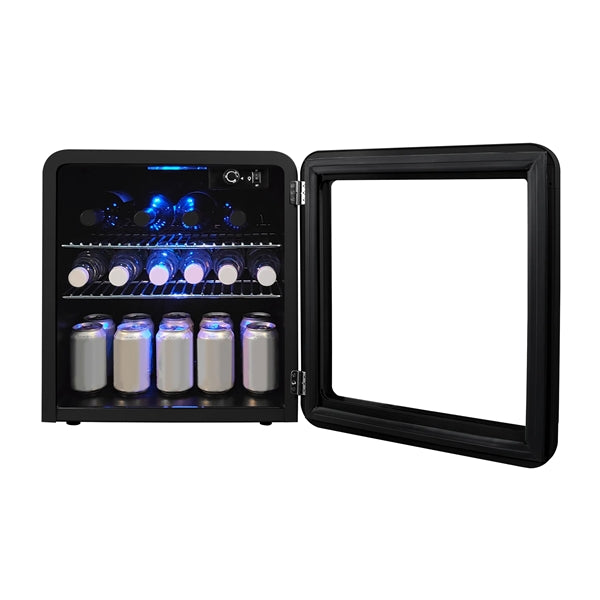 1.7 Cu. Ft. Beverage Cooler, Retro Black