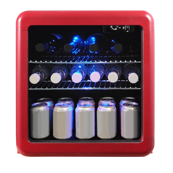 1.7 Cu. Ft. Beverage Cooler, Retro Red