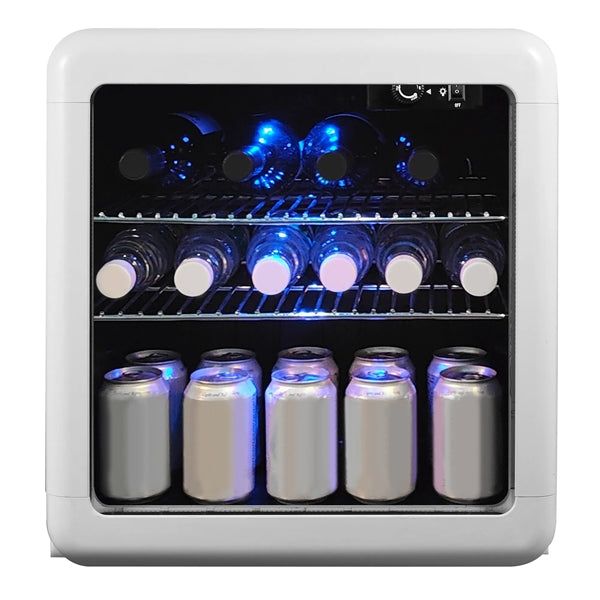 1.7 Cu. Ft. Beverage Cooler, Retro White