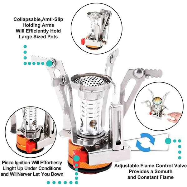16 PCS Camping Cookware Set 2-3 Person