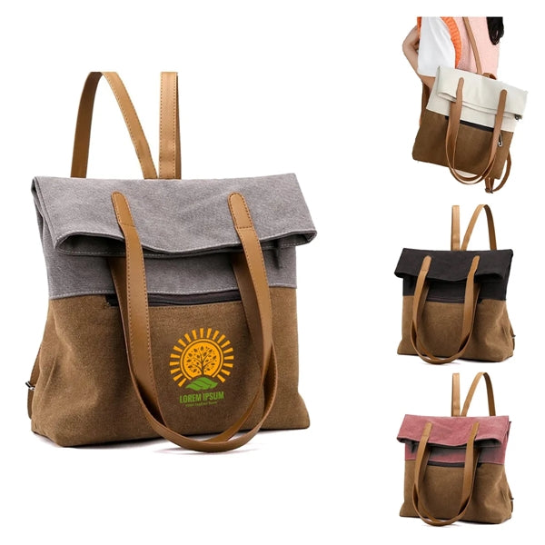 Canvas Shoulder Backpack