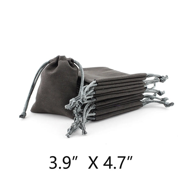 3.9 x 4.7 Inch Velvet Drawstring Gift Bag