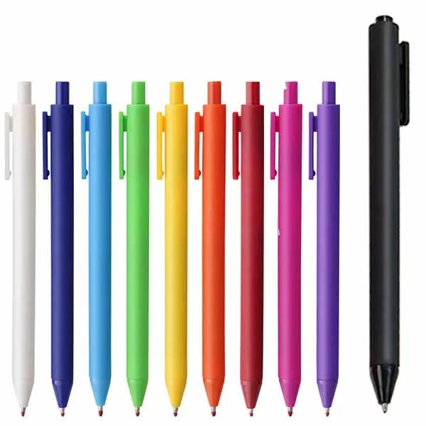 Plastic Colors Retractable Ballpoint Pens