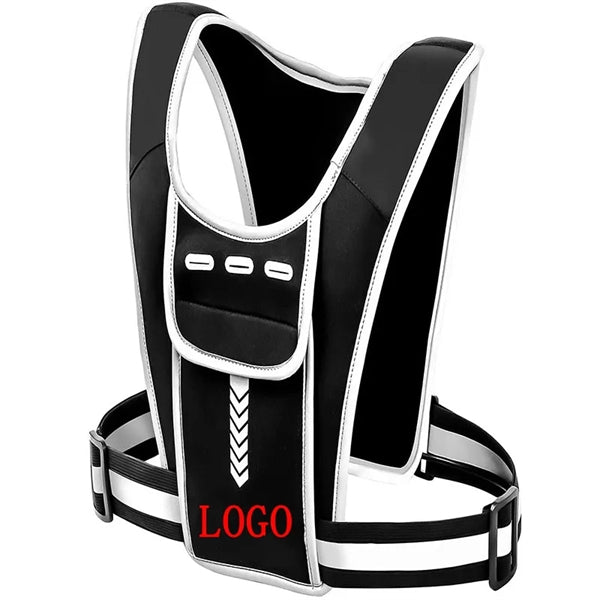 Reflective Running Vest Chest Phone Holder