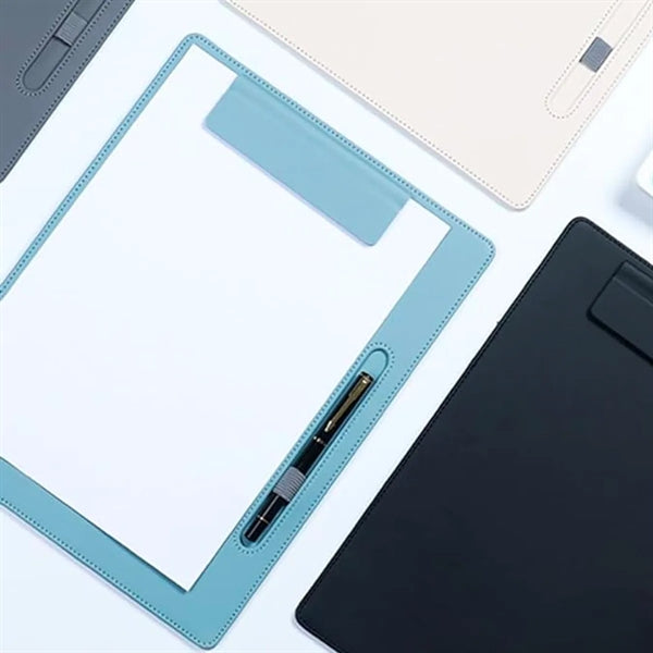 Pu Leather Magnetic Clipboard