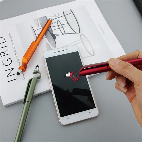 Multi-Function Touch Screen Phone Holder Pen
