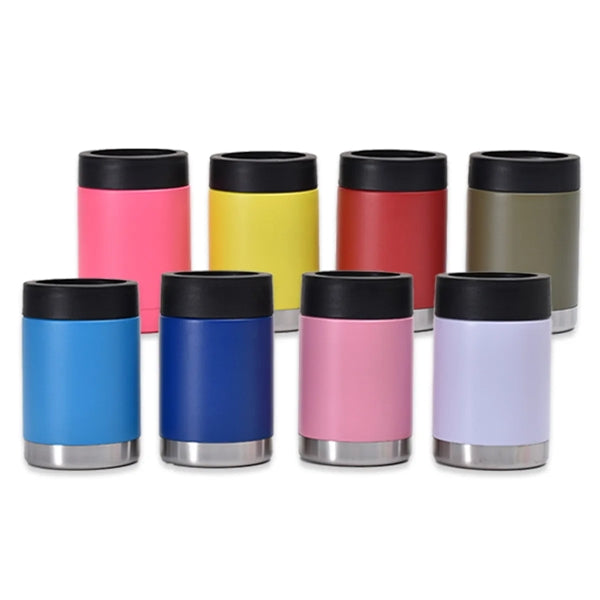 12 Oz. Can Cooler Double Wall Beverage Holder Bottle Sleeve