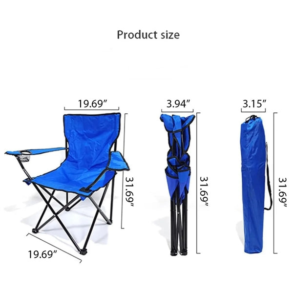 Folding Camping Chair Portable Outdoor Seat Lightweight