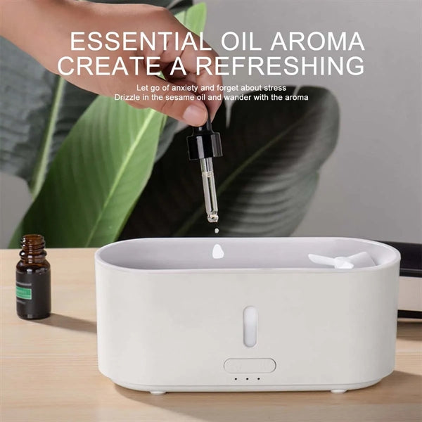 Luxury Flame Aroma Humidifier Diffuser