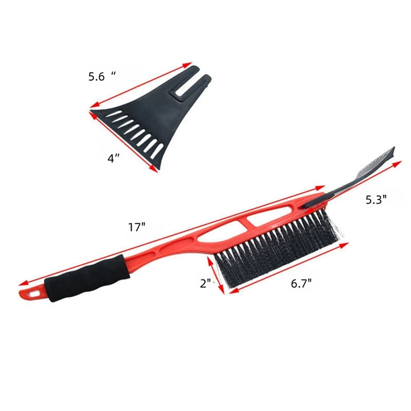 Logo Ice Scraper Foam Grip Detachable Snow Mover