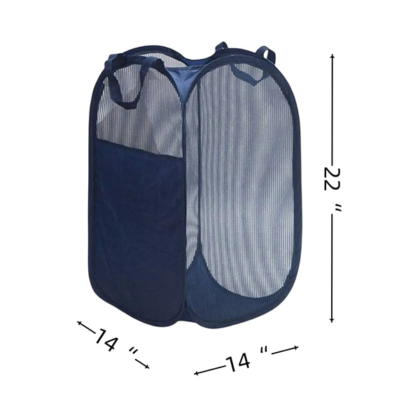 Household Essentials Pop-Up Collapsible Mesh Laundry Hamper
