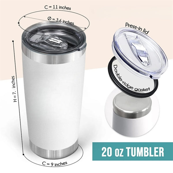 OEM Personal Logo 20oz Stainless Steel Insulated Tumbler