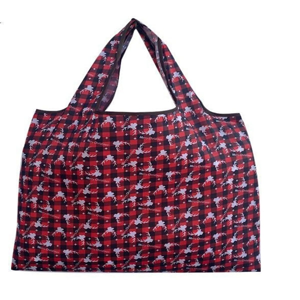 Printed Shoulder Fold Up Shopping Tote Bag