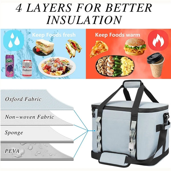 Non-Woven Insulated Cooler Bag - 58 Cans
