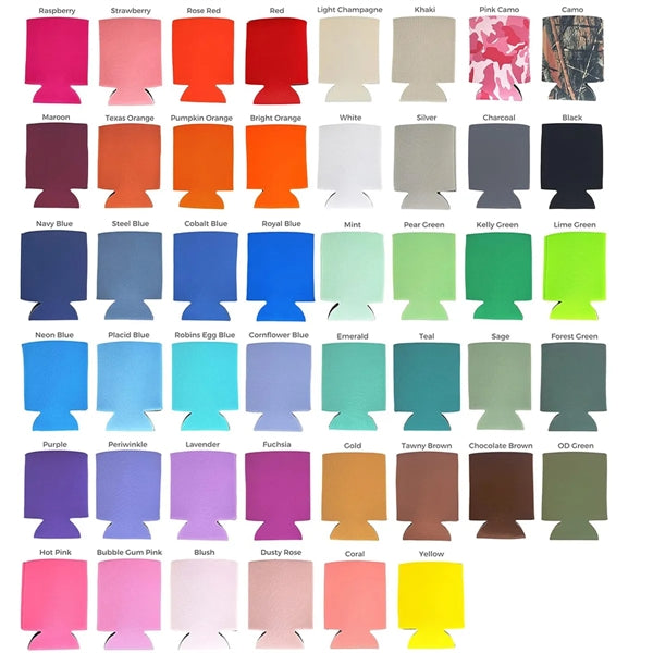 Full Color Custom Folding Can Cooler