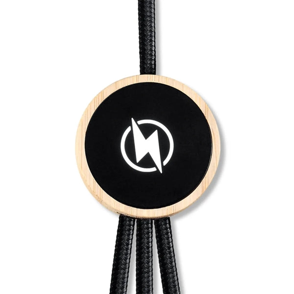 3 In 1 Bamboo Charging Cable