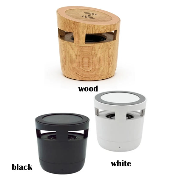 Wood Wireless Charging Bluetooth Speaker