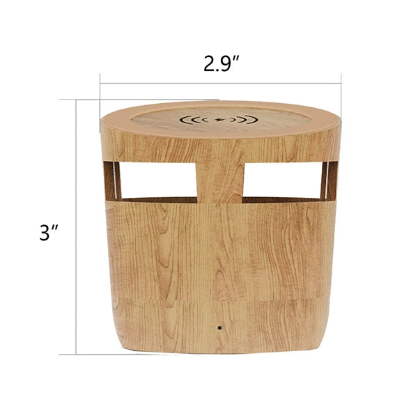 Wood Wireless Charging Bluetooth Speaker