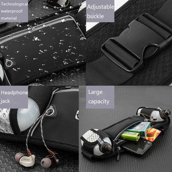 Outdoor Sports Double Water Bottle Waistpack
