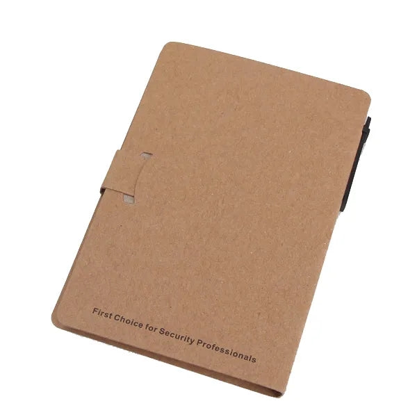 Kraft Notepad with Sticky Notes and Pen