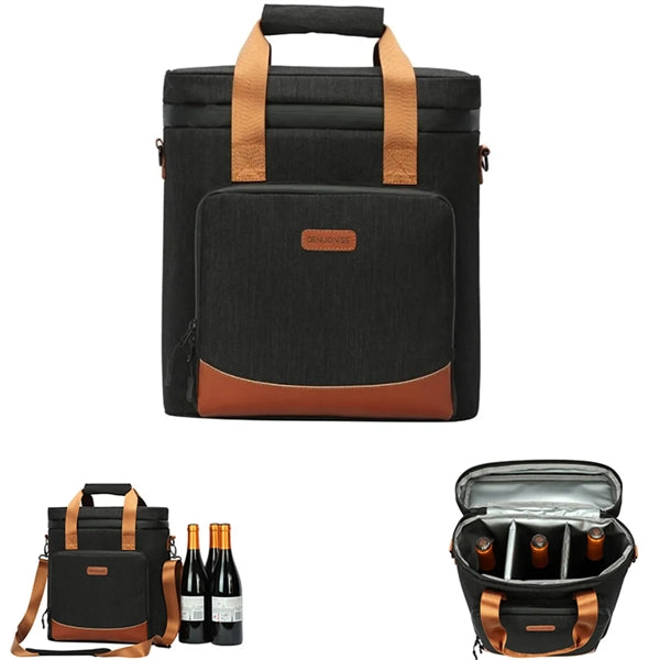 3 Bottles Wine Tote Carrier