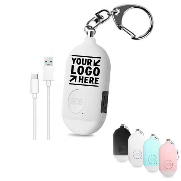 Rechargeable Security Alarm Keychain