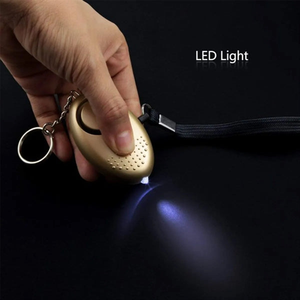 Self Defense Keychain Alarm for Personal Safety & Security.