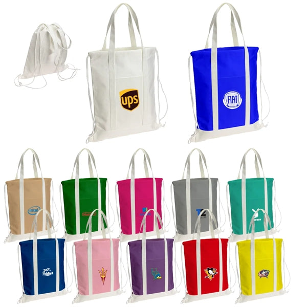 Sloop RPET Canvas Drawstring Backpack