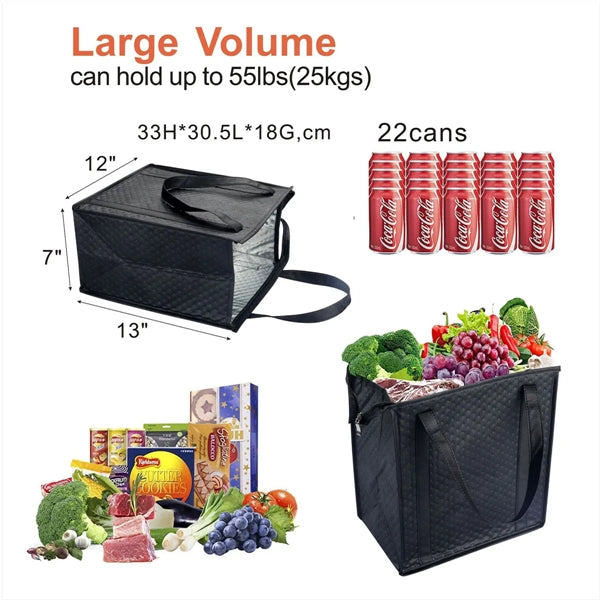 Insulated Thermal Cooler Grocery Bag