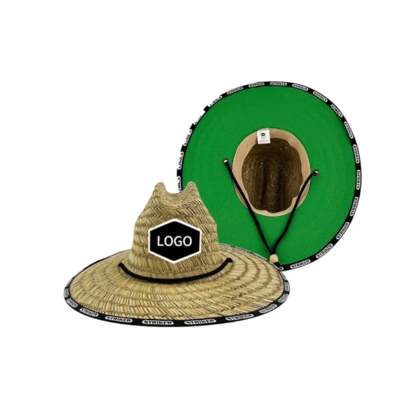 Wide Brim Lifeguard Straw Hat