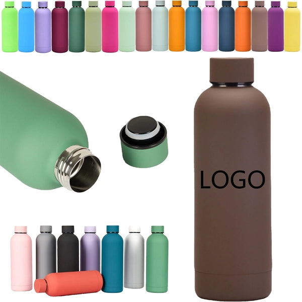 17 Oz Stainless Steel Double Wall Thermal Bottle