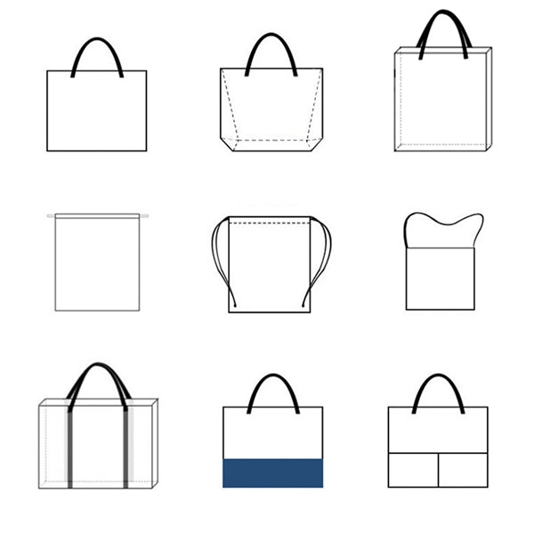 Canvas Advertising Bags Of Different Sizes