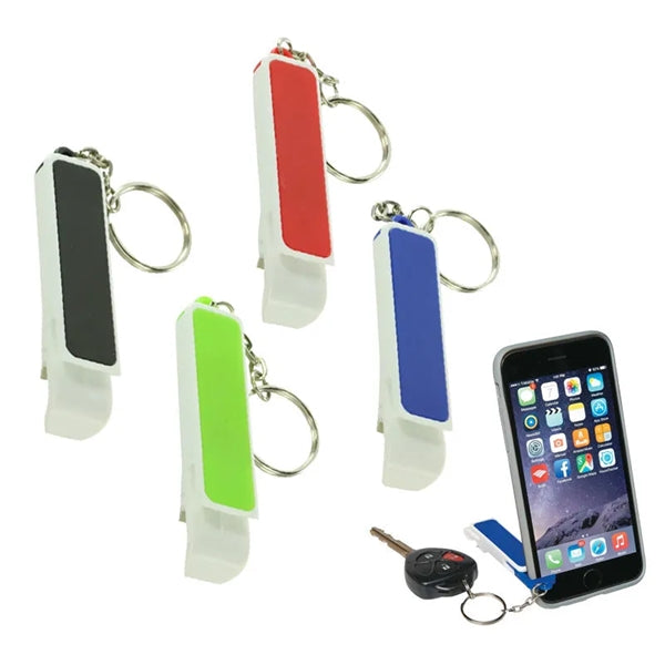 Advertising Bottle Opener and Phone Stand Keychain