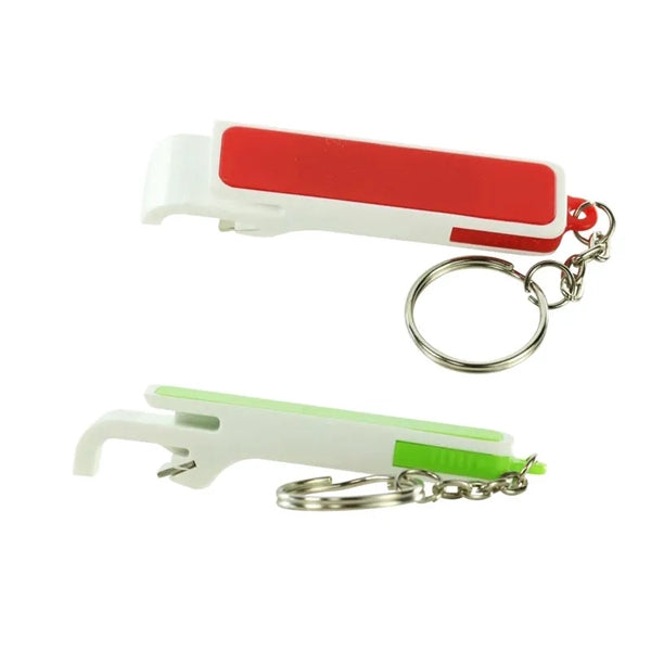 Advertising Bottle Opener and Phone Stand Keychain