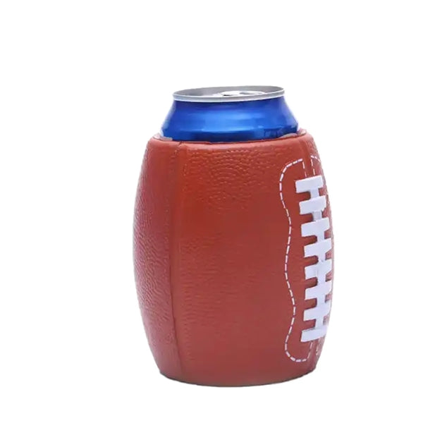Football Can Cooler Holder Pu Foam Sleeve